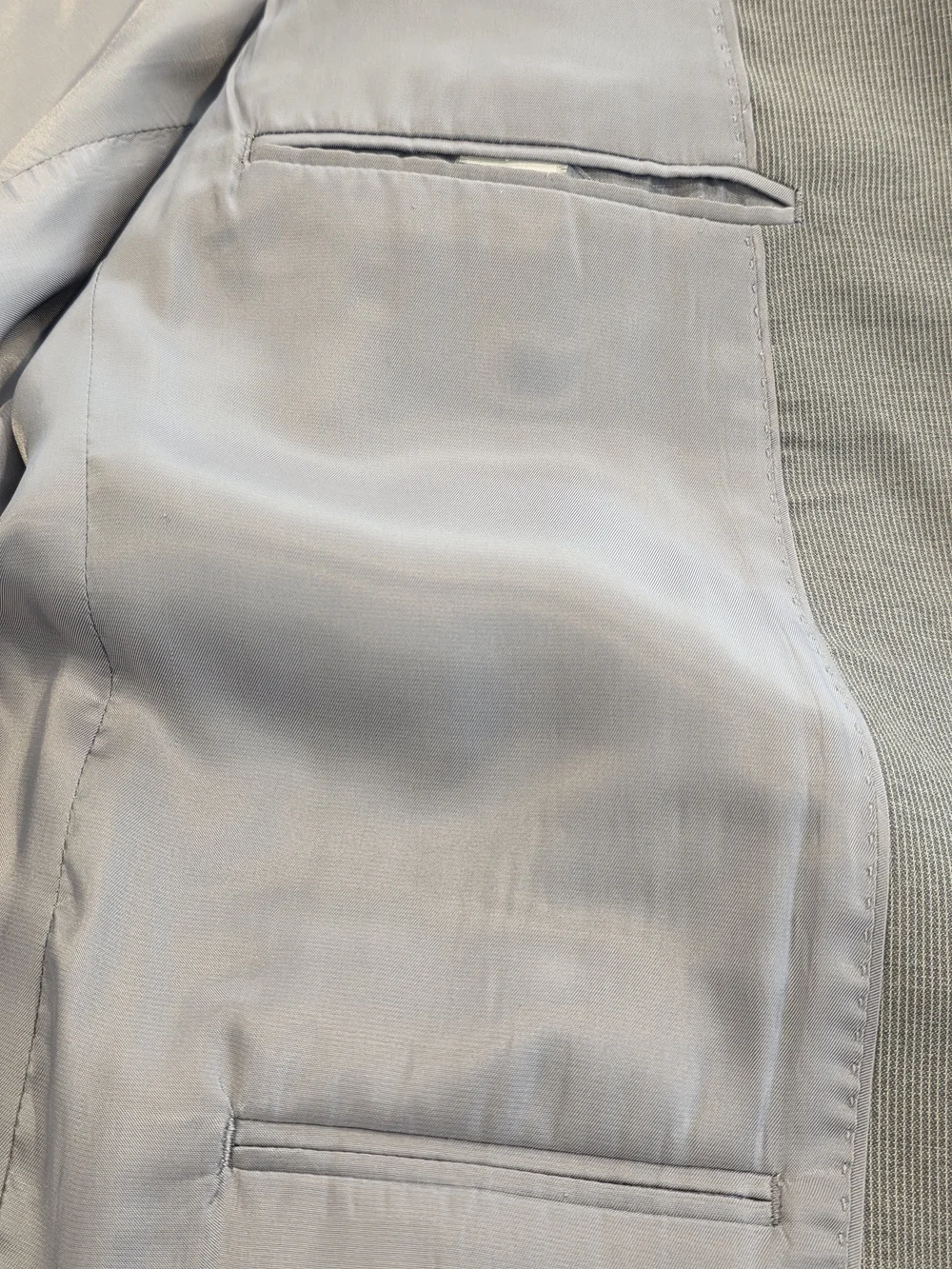 Calvin Klein tailored gray